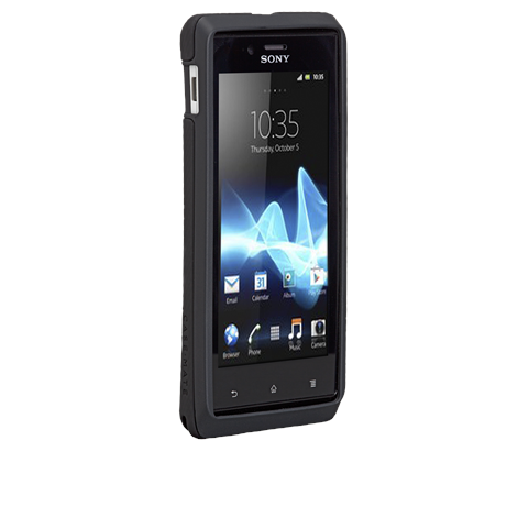 Sony Xperia J Case-Mate Hybrid Tough Black Case