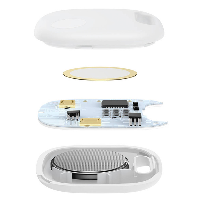 Baseus T2 Pro Smart GPS Locator für Baby-Geldbörsenschlüssel Weiß (FMTP000002)