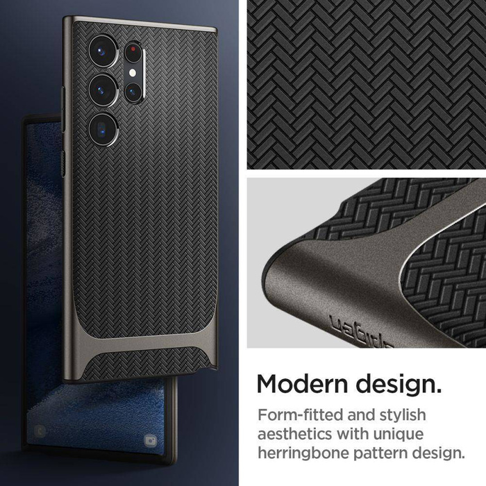 Obal Spigen Neo Hybrid Galaxy S23 Ultra Gunmetal Case