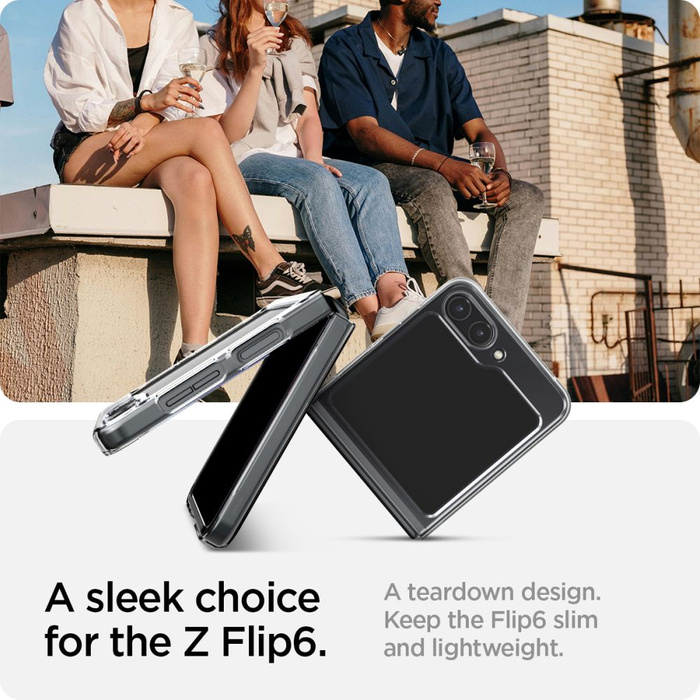 Spigen AIRSKIN GALAXY Z FLIP 6 / 7 FE KRISTALLKLAR