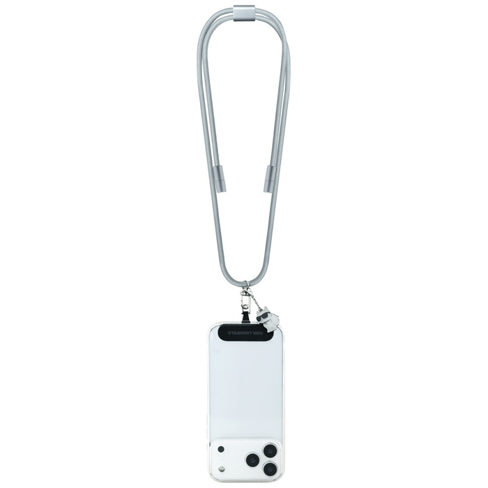 Uniwersalna smycz kabel Karl Lagerfeld   CBDY Choupette Charm USB-C/USB-C czarny