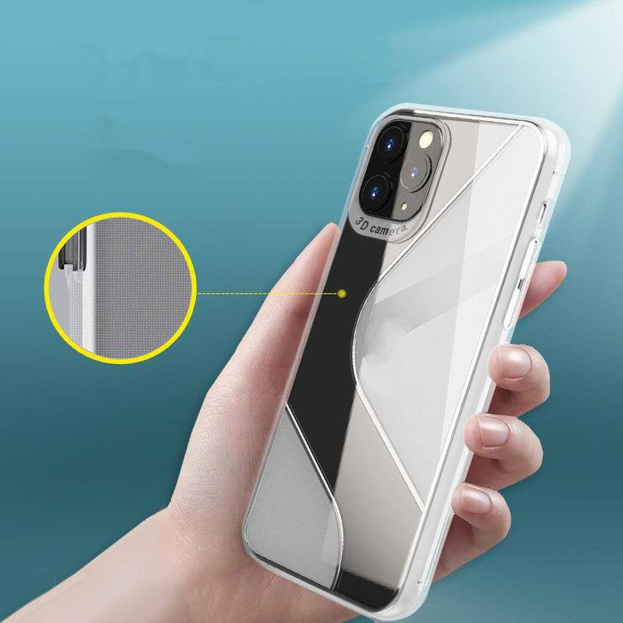 S-Case Flexibel Handyhülle TPU Schutzhülle für Huawei P40 Lite E blau
