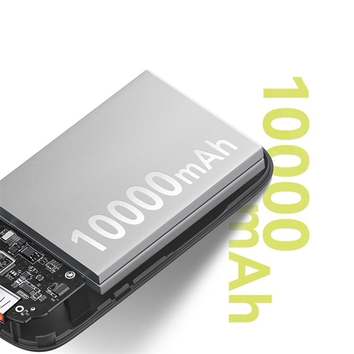 Baseus QPow 2 30W 10000mAh Powerbank mit integrierten USB-C-Kabeln – Schwarz