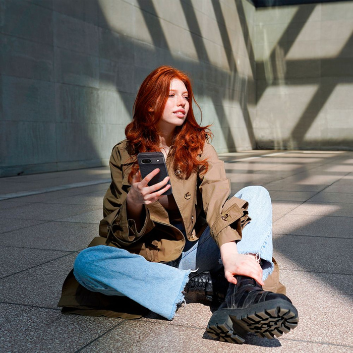 Case Spigen Liquid Air Google Pixel 8a MATTE Black