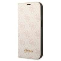 Guess GUBKP14MHG4SHP iPhone 14 Plus 6,7" rosa/rosa Buch 4G Vintage Gold Logo