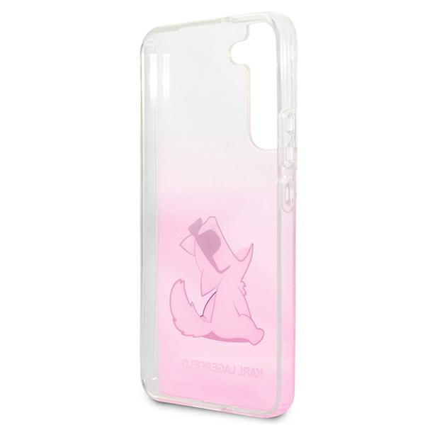 Case KARL LAGERFELD Samsung Galaxy S22 Plus Choupette Eat Pink Hardcase