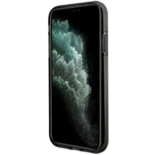 Coque Karl Lagerfeld iPhone 11 / Xr 6.1" noir/noircase Gliter Karl&Choupette