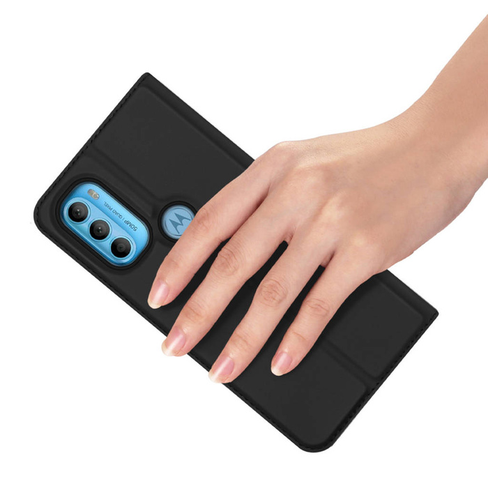 Dux Ducis Skin Pro Holster Case Cover s klapkou Motorola Moto G71 5G black