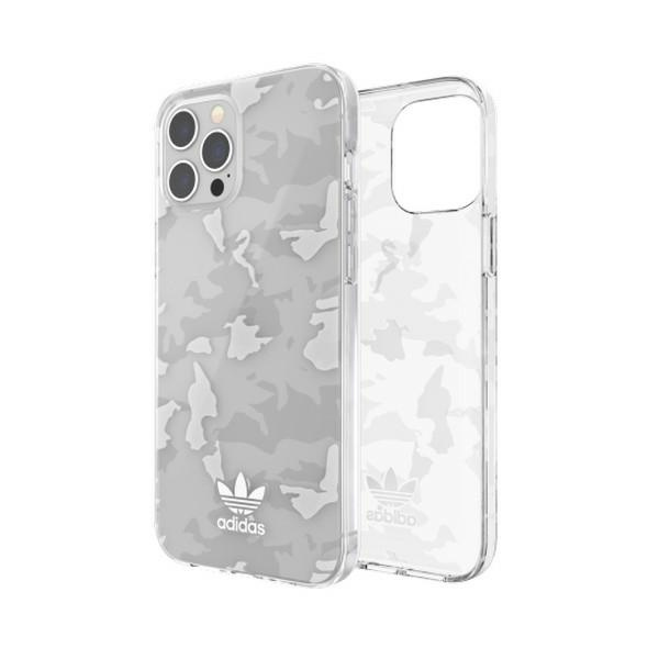 Adidas OR SnapCase Camo iPhone 12 Pro Ma x klar/weiß 43706