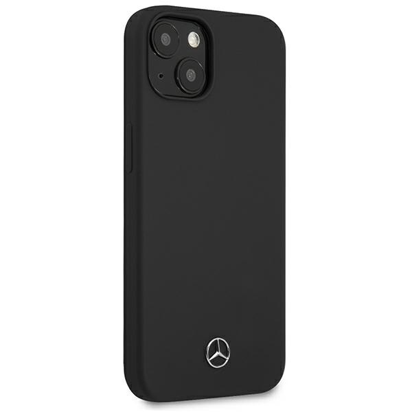 Coque MERCEDES Apple iPhone 13 Mini Ligne Silicone Noir Hardcase