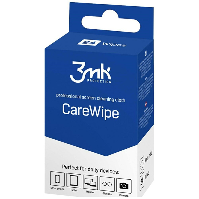 Wet Cloths 3mk Care Wipe 24pcs