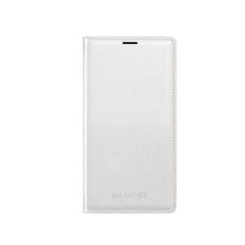Coque Étui Flip SAMSUNG Galaxy S5 BLANC ORIGINAL
