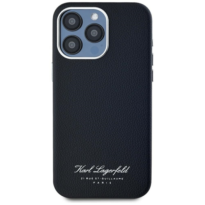 Etui Karl Lagerfeld hotel RSG do iPhone  15 Pro czarny