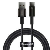 [RETURNED ITEM]  Cavo Baseus Tungsten Gold USB-A - USB-C 480Mb / s 100W 1m nero (CAWJ000001)