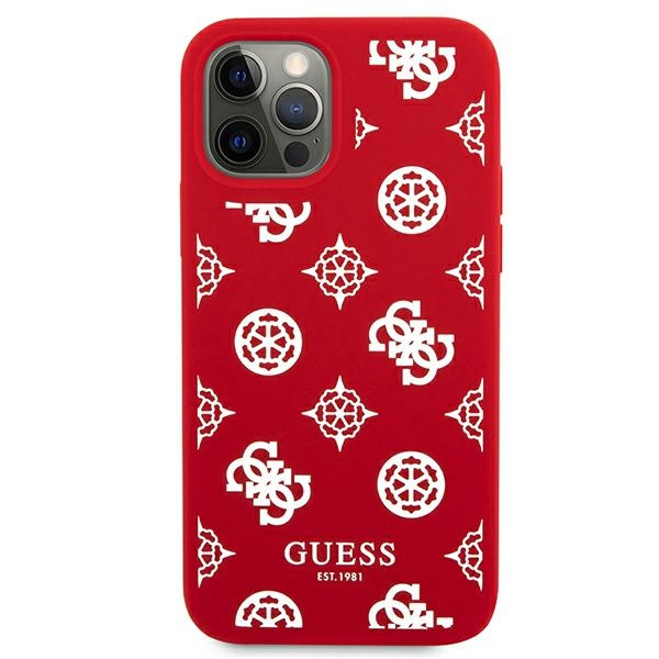 Guess Apple GUHCP12LLSPEWRE iPhone Hülle iPhone 12 Pro Max 6.7 "rot / rot Hülle Peony Collection Hülle