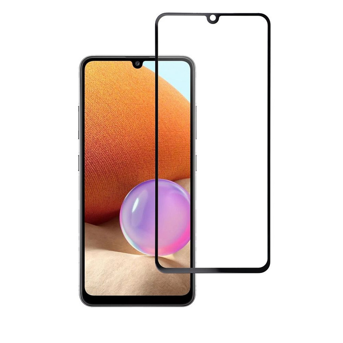 Szkło hartowane do Samsung Galaxy A32 LTE (full glue / case friendly) Blue Star 5D czarne