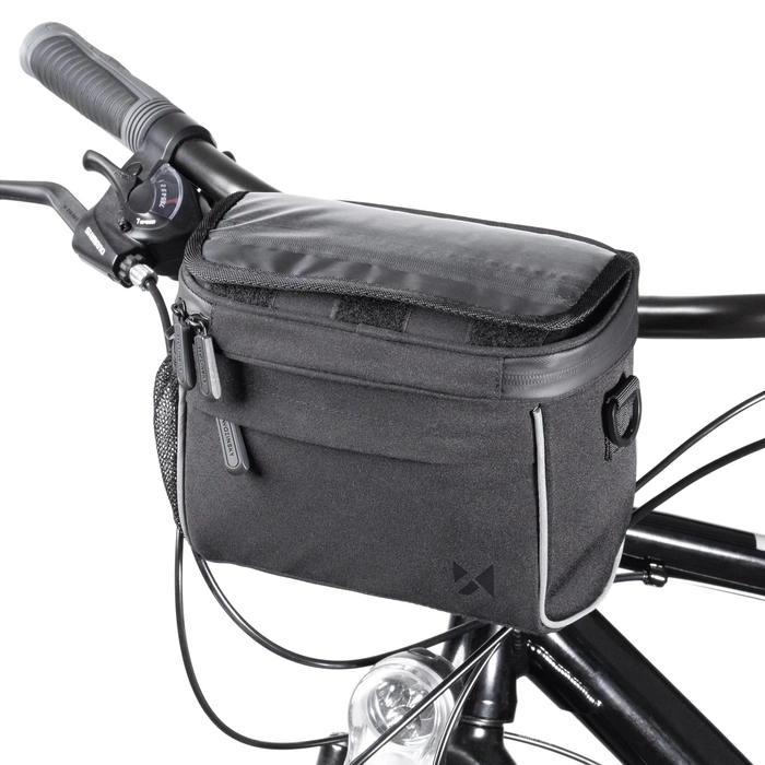 Wozinsky bicycle handlebar bag bike shoulder bag black (WBHBB-01)