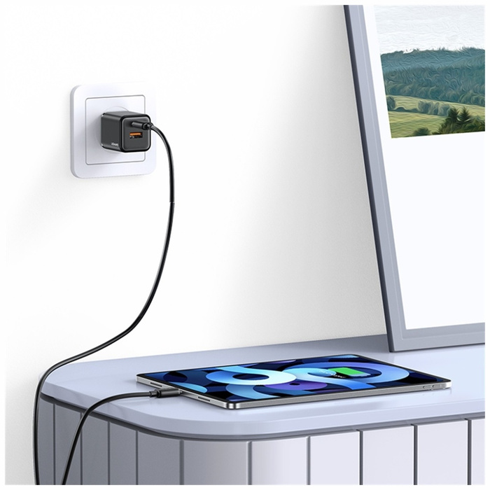 Kabel USAMS KY Series US-SJ692 30W USB-C do Lightning 1m biały