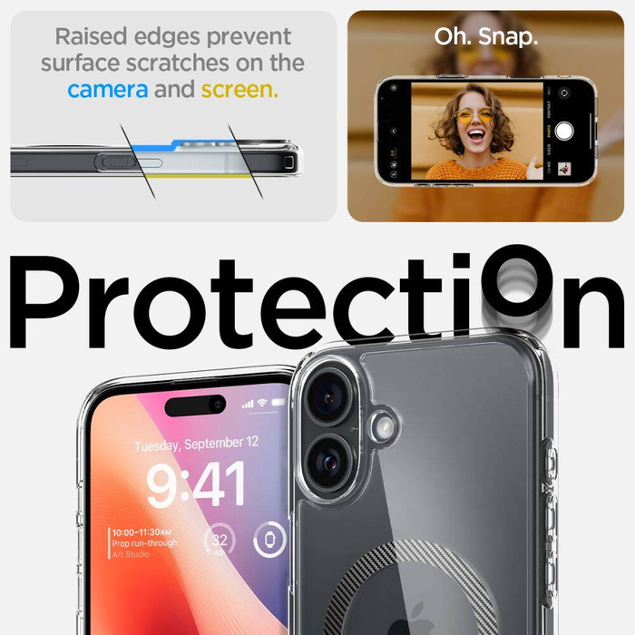 Spigen Ultra Hybrid Mag Magsafe Carbon Fiber iPhone 16 Case