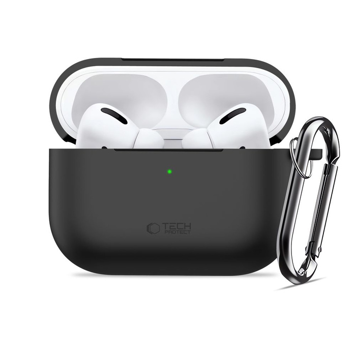TECH-PROTECT SILICONE HOOK APPLE AIRPODS PRO 3 BLACK