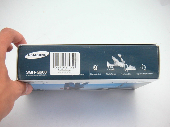 SAMSUNG G600 Blue CD box, Cavo