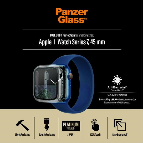PanzerGlass Ganzkörper Apple Watch 7 45mm transparent AB 3659