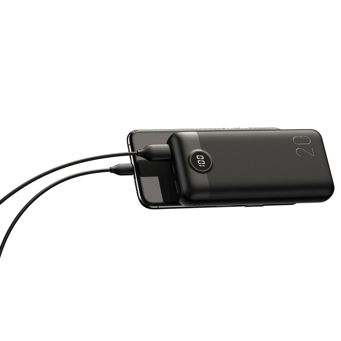 Powerbank Veger L20S (VP2039PD / W2039PD) PD QC3.0 2A 20000 mAh czarny