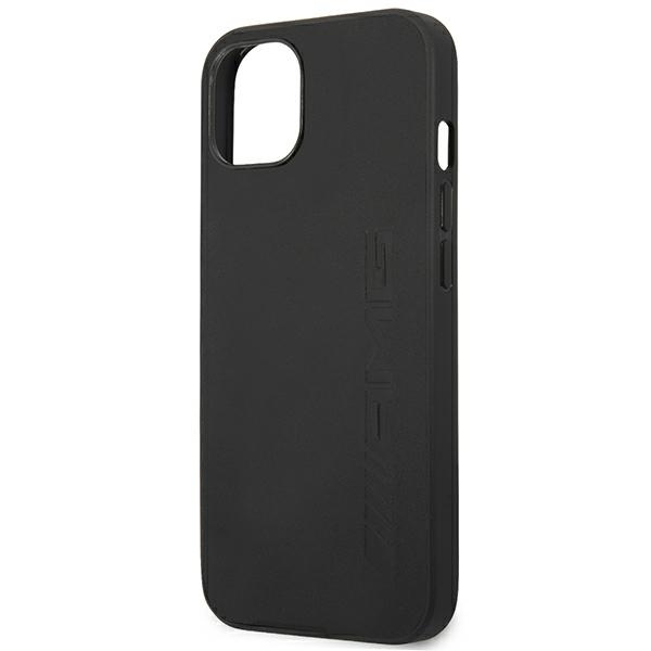 AMG AMHCP14SDOLBK iPhone 14 6.1" schwarz/schwarz hartcase Leder Hot Stamped