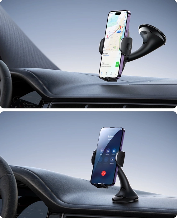 Joyroom Car Mechanical Phone Holder for Cockpit Dashboard Black (JR-ZS259)