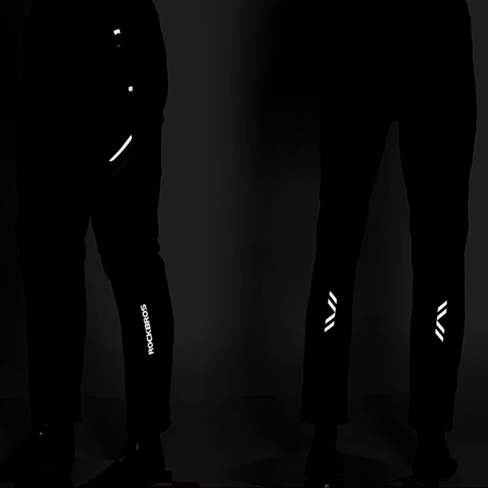 Winddichte Radsporthose Rockbros Patrol, Größe L - Schwarz