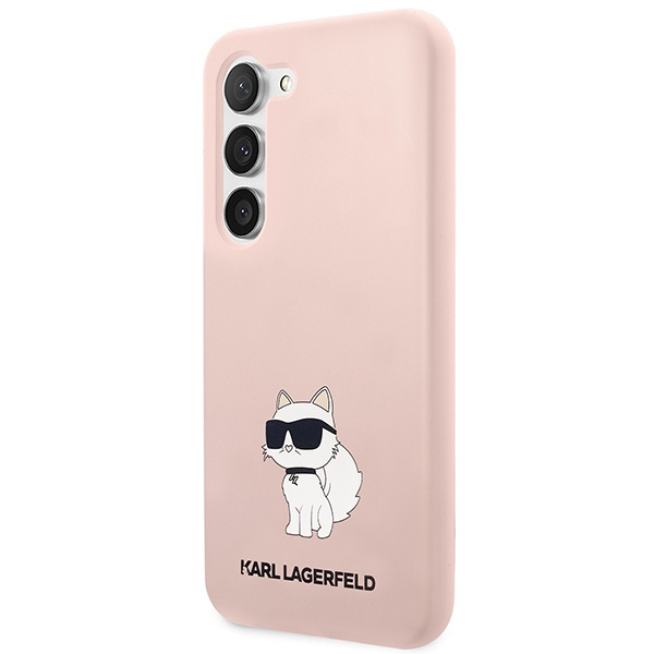 Obal Karl Lagerfeld Silicone Nft Choupette - Obal Samsung Galaxy S23 Plus (růžový) Case