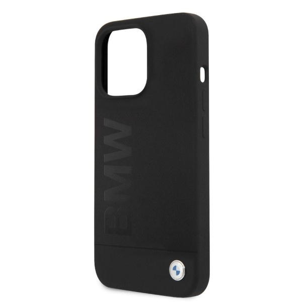 Hülle BMW BMHMP13LSLBLBK iPhone 13 Pro / 13 6.1" schwarz/schwarz hartcase Silikon Signature Logo MagSafe