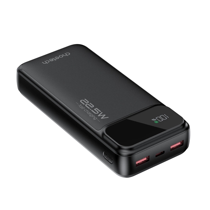 Choetech B729 Powerbank 20000 mAh 22,5 W PD USB-A / USB-C – schwarz