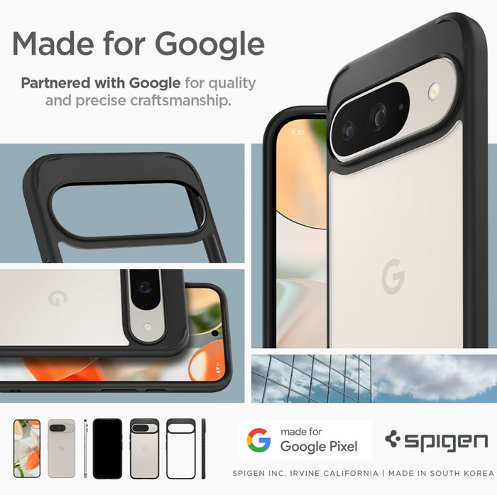 Cover Spigen Ultra Hybrid MATTE GOOGLE PIXEL 9 / 9 PRO NERO