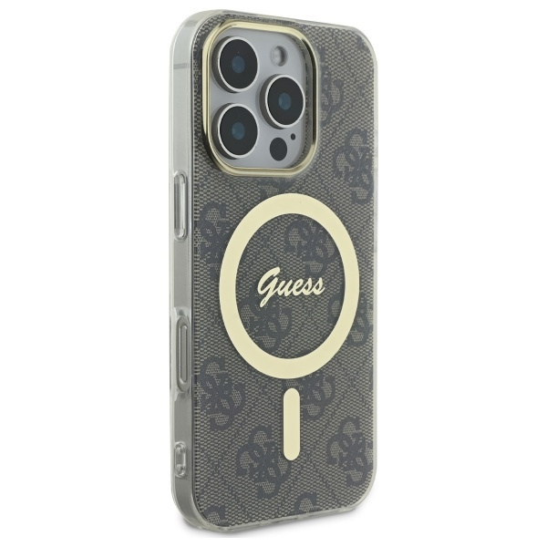 Guess GUHMP16XH4STW iPhone 16 Pro Max 6.9" brązowy/brown hardcase IML 4G MagSafe