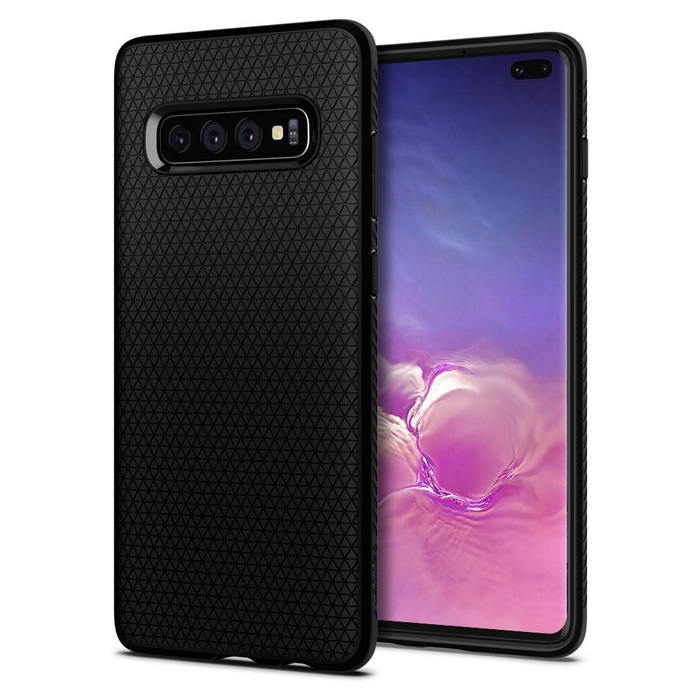 Hülle SPIGEN Samsung Galaxy S10+ Plus Liquid Air Case Schwarz