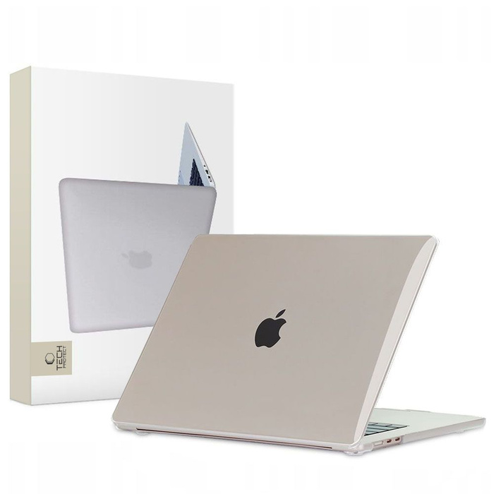 Cover Tech-Protect Smartshell Macbook Air 15 2023 Cristallo Clear Case