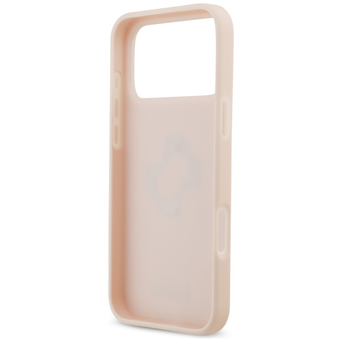 Etui Guess Grained Big 4G & Classic Logo do iPhone 17 Pro Max różowy