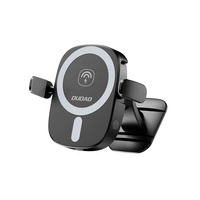 Dudao FW11 Autotelefonhalter mit 15-W-Induktionsladegerät für Lüftungsschlitze / Cockpit – Schwarz