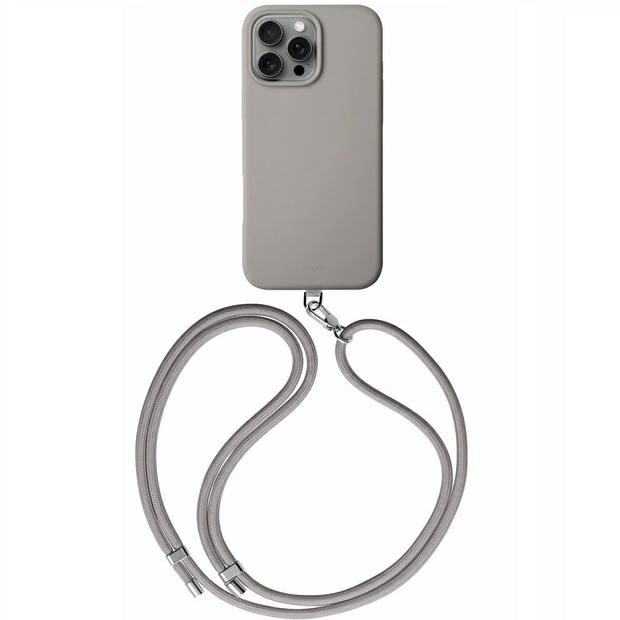 Etui UNIQ Coehl Creme iPhone 16 Pro Max 6.9" Magnetic Charging szary/taupe grey