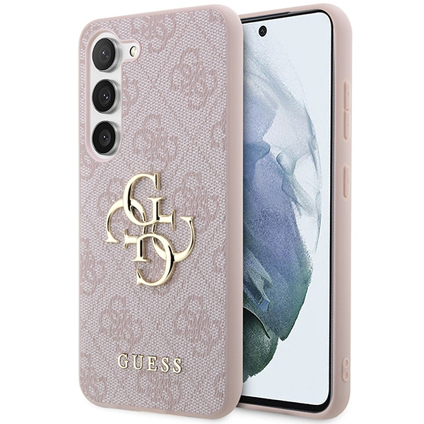 Etui Guess GUHCS24S4GMGPI Samsung Galaxy S24 S921 różowy/pink hardcase 4G Big Metal Logo Case