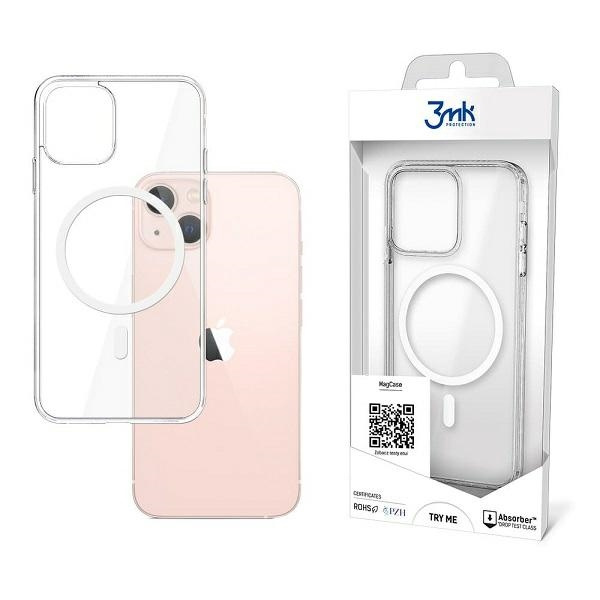 Pouzdro 3mk Apple iPhone 13 Bezbarvý MagCase