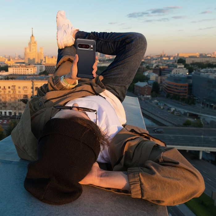 Obal Spigen Rugged Armor Google Pixel 8 Pro MATTE Black Case