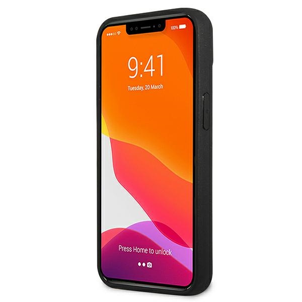 Puzdro FERRARI Apple iPhone 13 Mini On Track Real Carbon Black Hardcase