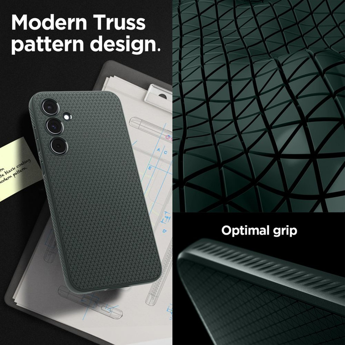 Case Spigen Liquid Air Samsung Galaxy A55 5g Abyss Green Case