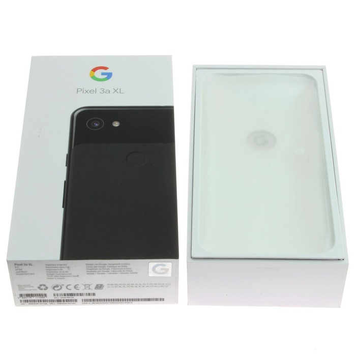 Google Pixel 3a XL Just Black 64GB Original EU 2 Pin Case