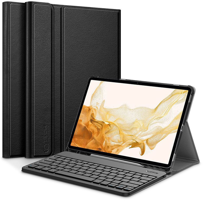 TECH-PROTECT SC PEN + KLÁVESNICE GALAXY TAB A8 10.5 X200 / X205 ČERNÁ