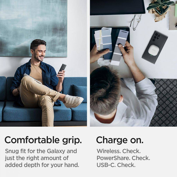 SPIGEN Pouzdro Thin Fit pro Samsung Galaxy S22 Ultra Black