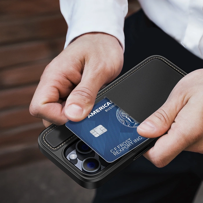 Etui Dux Ducis Rafi II Mag z MagSafe na iPhone 16 Pro - czarne