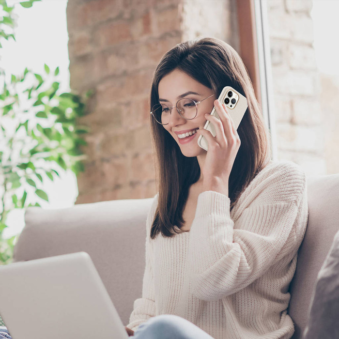 Funda de cuero Dux Ducis Roma para iPhone 13 Pro Max elegante funda de cuero genuino blanco